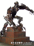 重庆雕塑铁艺雕塑铁皮机器人雕塑 