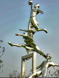 重庆不锈钢雕塑制作厂家 金属锻造异形造型雕塑定制