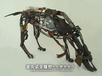 重庆铁艺雕塑机械动物