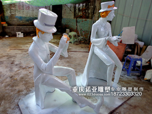 重庆玻璃钢雕塑制作现场-重庆诺亚雕塑为您呈现